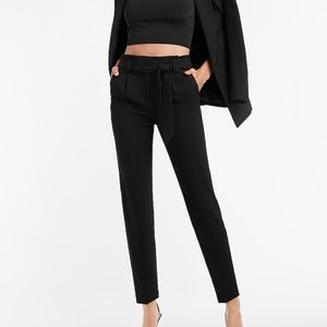 Express Black High Waisted Ankle Pants